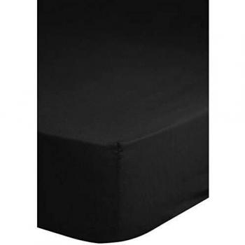 Emotion Span Bet Chiffon en Jersey Noir 200 x 100 x 0,5 cm