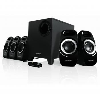 Wireless‑Free Creative Inspire Speaker Bundle with Remote