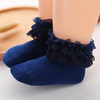 Wecute Short Lace Socks for Baby Girls