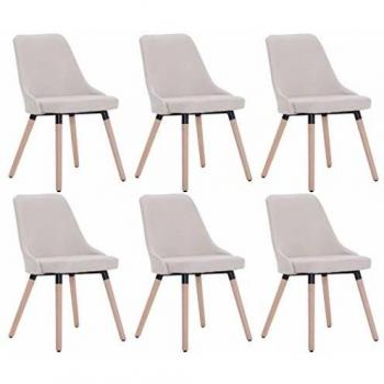 Chaises de Cuisine Vert Tissu