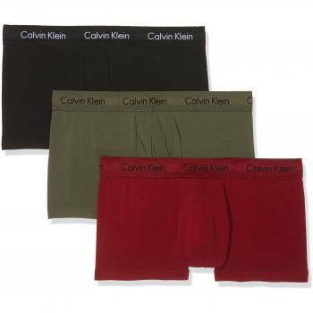 Calvin Klein Trunk 3P Bajo, Bóxer para Hombre, Varios colores