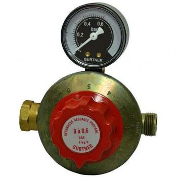 Détendeur Ajustable Propane avec Indicateur de Pression