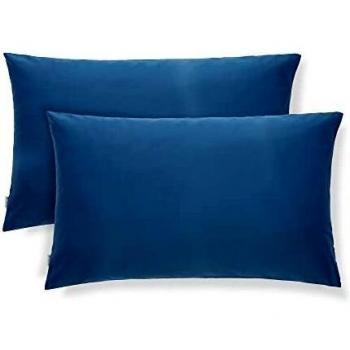 Set da 2 Copricuscini Letto Singolo Seta Naturale