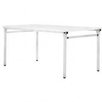 Table multifonction STIER 1600x800 mm, finition gris clair