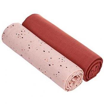 Baby‑Mulltuch „Zauberpferd Swaddle XL“ – 120 cm × 120 cm – Baumwolle, 2 Packungen – Rosa