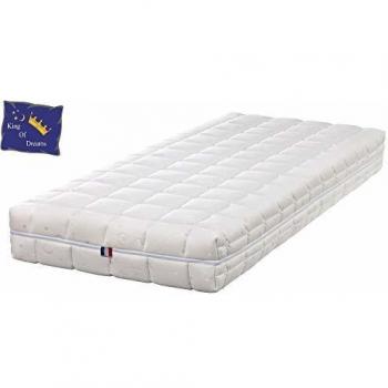 Matelas ComfortGuard 80x190 – Latex 80 Kg/m³ – 21 cm – Support Souple – 2 Protèges Offerts