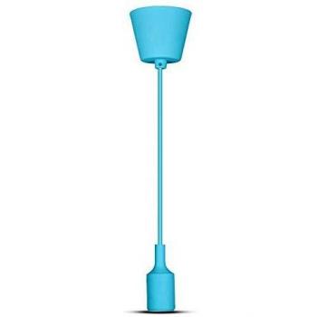 Suspension moderne E27 bleu clair