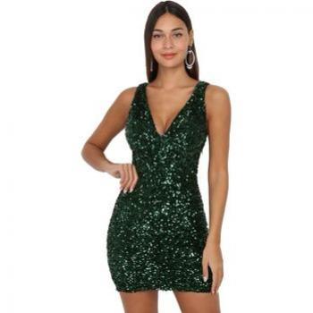 Robe Modeuse Vert Profond
