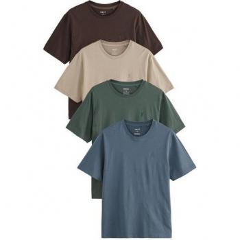 Next Basic T-Shirts 4er-Pack in verschiedenen Farben
