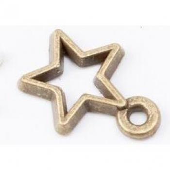 60 Piezas de Colgantes de Estrella Vintage para Pulseras y Collares
