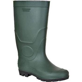 Portwest Regular Fit PVC Wellington Boots, Size 41, Green