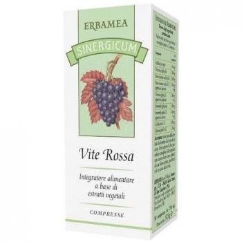 Erbamea Sinergicum Vite Rossa Integratore Alimentare 50 Compresse