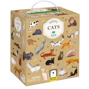 Puzzlespaß mit Katzen (500 Teile) 9+