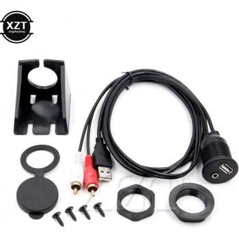 Cable MultiPort 1 m – Salpicadero con USB, AUX, RCA