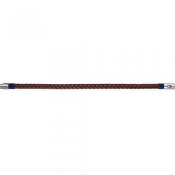 Accesorio Tommy Hilfiger: pulsera de cuero marrón para hombres