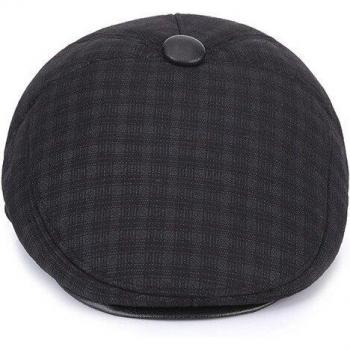 Men's Warm Plaid Gatsby Cap
