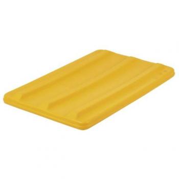 Couvercle de conteneur rectangulaire 135 litres jaune