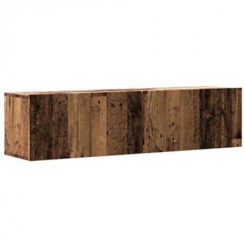 Wall Mounted TV Cabinet Old Wood 120x30x30 cm Engineered Wood Vidaxl