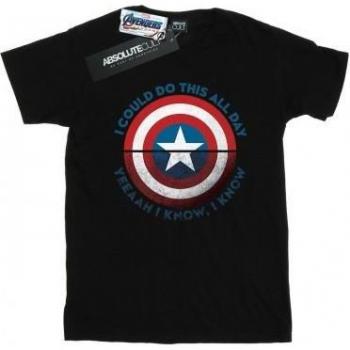 Marvel Frauen Shirt „Do This All Day – Avengers Endgame Boyfriend“ Baumwollmaterial
