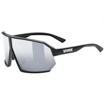 SportStyle 237 UVEX Sports Glasses – Black Matte, Supervision Mirror, CAT3 Certified