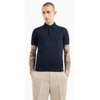 Armani Exchange XS Navy Polo Top – Short Sleeve