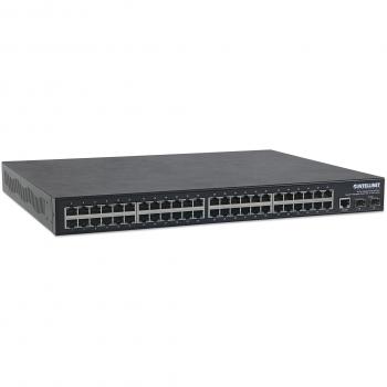 Switch Ethernet PoE Intellinet 561112 Negro