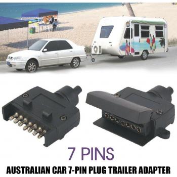 Conector rectangular 7 pines para caravanas