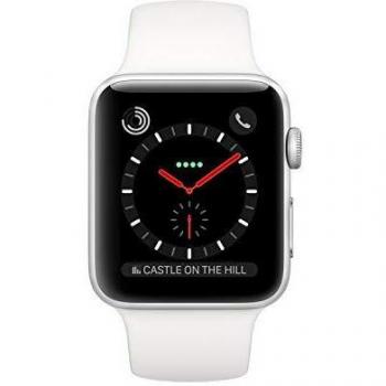 Apple Watch Series 3 42mm Cellular Edition – Soft White Sport Band