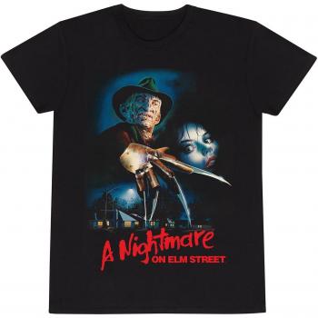 T-shirt nera A Nightmare on Elm Street
