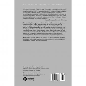 Hale: Historical Linguistics