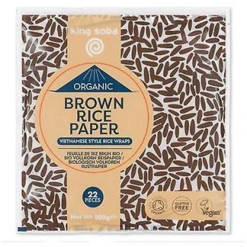 Riz brun biologique King Soba Feuille 200 g