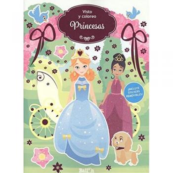 VISTO Y COLOREO. PRINCESAS