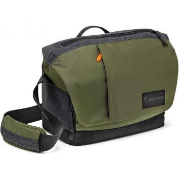 Manfrotto Khaki Water‑Resistant 15L Street Messenger Bag