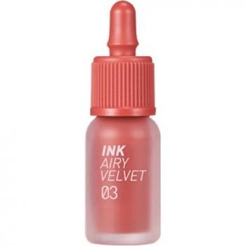 Peripera Ink Airy Velvet Creamy Lipstick 03 Cartoon Coral 4g