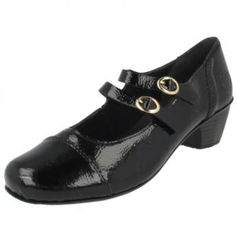 Ballerines Rieker en Cuir Noir