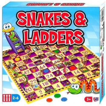 Snakes & Ladders Game Traditional Board Game Snakes and Ladders Game
