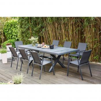 Reno Messina Set von Siena Garden – 8 Stühle & Tisch