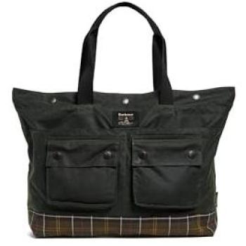 Tasche Barbour Field Wax UBA0750SG91 in Grün