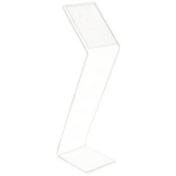 Atril de Suelo Transparente con Bolsillo A4