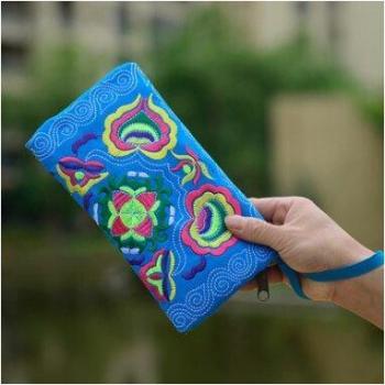 Embroidered Coin Purse for Women