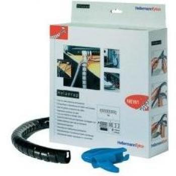 Gaine pour câbles HellermannTyton 16 mm max noir 2 m
