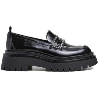 Donna Pepe Jeans Mocassino Queen Mask Nero