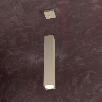 Sospensione Moderna in Metallo Sabbia con 1 Luce Gx53