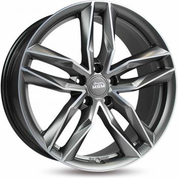 Aluminoso 8.5x19 RS3 Matt Palladium Gris MAM Wheels