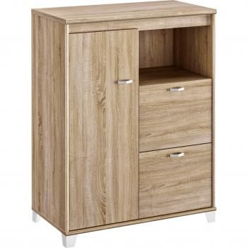 Aktenschrank MAMBO in Eiche Sonoma, GAMI, mit Schublade