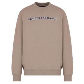 Sudadera de hombre Armani Exchange de algodón orgánico con forro polar texturizado