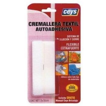 CEYS CE501106 Cremallera Textil Blanca