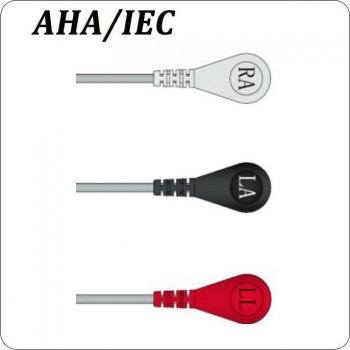 Cable ECG de 5 Plomo y 3 Plomo