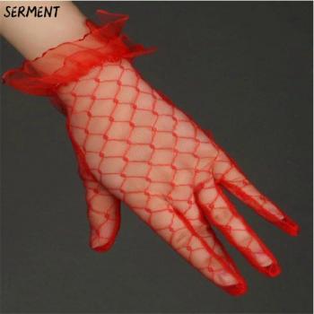 Gants de Mariage Longs en Dentelle pour Femmes