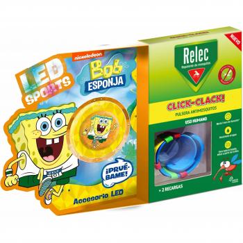 RELEC PULSERA CLICK BOB ESPOINJA NARANJA
